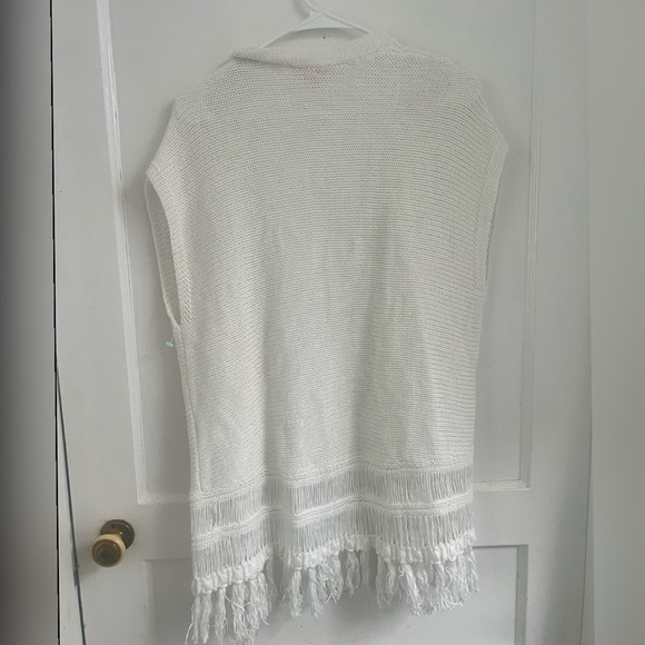 Lilly Pulitzer Bedford 23748 Resort White Open Front Cardigan Cover-up XXS/XS - Picture 4 of 5